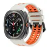Aplicável ao Samsung Galaxy Watch Ultra 2 Pulseira Esportiva Oficial de Silicone Respirável em Duas Cores