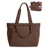 Bolsa Tote Deportiva Casual de Gran Capacidad, Bolso de Hombro Sencillo Multifuncional para Viajes, Bolso de Mano Impermeable de Alto Valor