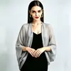 Cárdigan de gasa transpirable con protección solar para verano, fino y de corte holgado, adecuado para llevar sobre un cheongsam, chal, vestido de playa tipo camisón o camisa de murciélago.