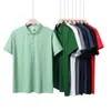 Camisa Polo de Trabalho Manga Curta T-Shirt de Seda Gelo Bordada com Logo Feita Sob Medida Roupa de Trabalho para Catering Polo com Absorção de Umidade