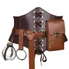 Bolsa de Cintura Medieval Transfronteiriça Cinto Viking Frasco de Poção Clipe de Saia Conjunto Adereços de Fantasia Cosplay de Halloween