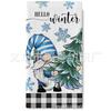 El Más Vendido de Amazon Gnomo Navideño de Invierno Copo de Nieve Toalla de Cocina Rústica Seasonal Kitchen Dish Towel