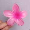 Pinza para el Cabello de Flor de Plumeria para Mujer, Pinza de Tiburón Floral, Accesorio Estilo Vacaciones en la Playa, Pasador, Adorno para el Cabello, Pinza para el Cabello