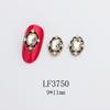 Joyería para Uñas Vintage Decoración de Diamantes de Forma Especial Accesorios Pegatinas para Uñas Joyería para Uñas de Óvalo Hueco Ojo de Caballo Nuevos Productos