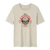 [Personalización Profesional] Camiseta de Manga Corta para Hombre de Algodón Longitud Extra Larga de Xinjiang Pima Algodón, 50 Unidades, Impresión Directa, Amoníaco Líquido