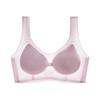 Roupa íntima feminina de verão sem marcas, fina, para seios pequenos, com tira de gel, push-up, sutiã com bojo fixo, respirável, sem aro
