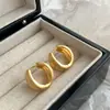 Brincos de Argola com Novo Design Minimalista de Metal Escovado Estilo Japonês e Coreano para Mulheres Earcuffs Tendência para Mulheres