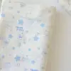 Gaze de Algodão Penteado em Camada Dupla, Tecido Floral Patchwork Estampado de Desenhos Animados, Roupa de Bebê, Tecido para Pijamas, Babadores, Acessórios