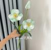 Flor Artificial Nueva Tulipán Trilobulado Decoración del Hogar Exquisito de Gama Alta Boda Tulipán Artificial Flor Artificial