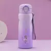 Taza Aislada Infantil Marvel de Hielo y Nieve con Popote de Beber Directo, Doble Tapa y Funda para Taza, Hecha de Material 316, Portátil, Alto Valor Estético, Taza Linda