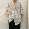 Camisa Hawaiana Retro de Verano Delgada, Floral de Playa, Manga Corta, Holgada, Fresca y Elegante, Estilo Pareja, Camisa para Vacaciones en la Costa, Moderna