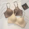 Popular ropa interior sin costuras de comercio exterior transfronterizo para mujer, mejora los bustos pequeños, hace que los bustos grandes parezcan más pequeños, sujetador inalámbrico delgado anti-caída
