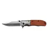 Cuchillo plegable portátil para camping y montañismo al aire libre, hoja 5CR15, mango de caoba, transfronterizo para cuchillo plegable en stock