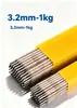 A102 (E308-16) Electrodo de Soldadura de Acero Inoxidable 304, Varilla de Soldadura por Arco con Electrodo de Doble Propósito CA/CC