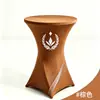 Funda Elástica para Mesa de Alta Calidad con Cuatro Patas Falda de Mesa para Mesa de Cóctel de Boda Hotel Cubierta para Mesa de Taburete Alto Redondo Transfronteriza Personalizada