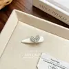 Pinza de pico de pato con forma de corazón de perla suave estilo coreano, pinza lateral de conejito linda y dulce, pinza para flequillo de niña, accesorio para el cabello al por mayor para mujeres