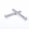 Suministro de fábrica tornillo de cabeza avellanada de acero inoxidable clavo para máquina de cruz cabeza avellanada tornillo para máquina de cruz GB819 clavo para máquina de cabeza plana