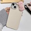 Funda Simple de Lazo Rosa para Apple 16 iPhone14/15promax Resistente a Caídas 12 Silicona 13 para Mujer XR