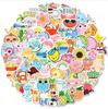 100 tamaño pequeño 4cm transfronterizo pequeño fresco animal mezcla y combina niños lindos dibujos animados graffiti pegatinas venta al por mayor punto