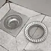 Ralo de Chão de Aço Inoxidável Malha Filtro Universal de Esgoto Rede Cesto Coletor de Cabelo para Vaso Sanitário Rede Filtro de Pia de Cozinha