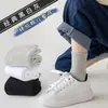Calcetines para Niños Primavera y Otoño Estudiante Blancos Niños y Niñas Medianos y Grandes Calcetines de Algodón para Niños Anti-Pilling Sin Costuras Blancos de Caña Media