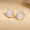 Cadena de Suéter Redonda Geométrica de Goteo de Aceite Transfronteriza Europea y Americana Set de Collares de Estilo Festivo de Nicho Simple de Gama Alta para Mujeres