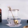 Estilo Europeo Creativo Phnom Penh Vidrio de Cristal de Seis Caras Hogareño Transparente Vaso para Whisky Hexagonal Vaso para Licores Vaso para Vino Extranjero