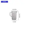 Taza medidora de plástico acrílico PC con escala resistencia a altas temperaturas 20003000ml5000ml capacidad grande dedicada para tienda de té de leche