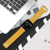 Adecuado para Correa de Apple Watch Silicona Patrón de Ola Apple Iwatch11098765 Color Sólido Hebilla de Rayo Transfronterizo