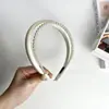 Diadema de Perlas de Doble Capa para Cabello Fino Base de Satén Estilo Retro Francés Suave Sencillo Versátil Cotidiano Estilo Girly Atmósfera Accesorio para el Cabello