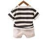 Comércio Exterior Roupas Infantis Tesouro Bebês 0-4 Anos Roupas de Verão Conjuntos de Manga Curta para Crianças Pequenas e Médias