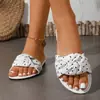 Sandalias planas para mujer, talla 36, para uso en exteriores, transfronterizas, 2026, talla grande, verano, talla 43, estilo nuevo, con lazo