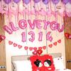 [Liquidación] propuesta boda decoración habitación de bodas globo I LOVE YOU set de confesión Venta al por mayor