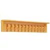 Perchero de Madera para Pared para Entrada, Diseño Creativo de Teclas de Piano, Perchero para Abrigos y Sombreros que Ahorra Espacio para la Entrada