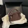 2026 Nueva Bolso Retro de Moda para Mujer Estilo Coreano Bolso de Hombro Cruzado de Nicho Bolso de Mano Plegable a la Moda para Mujer