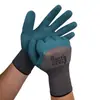 Guantes de Protección Laboral Impregnados de Látex, Caucho Antideslizante y Resistente al Desgaste, Mantenimiento de Obra, Protección Industrial, Protección para Jardinería