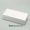 Nuevo Set de Estuche Blanco de PVC para Gafas con Bolsita Suave de Cierre a Presión y Cubierta, Se Puede Imprimir con Logo