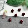 Nueva Joyería para Uñas de Flor Lateral de Lirio Adhesivo en Crema Luminoso Decoración para Uñas Flor Suave Material Resina Accesorios