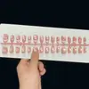 Unhas Postiças Curtas Usáveis com Acabamento de Luxo, Color-Blocking Preto Moderno, Decoração 3D de Gatinho, Estilo Fofo Doce e Moderno, Unhas Postiças Pré-Fabricadas