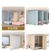 División de Pantalla sin Taladrar para Sala de Estar, Dormitorio, Salón de Belleza, Cortina Colgante, Una Habitación se Convierte en Dos Habitaciones, Nuevo Modelo 2026 Muro Divisorio