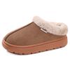Zapatos de Algodón para Mujer para Otoño e Invierno, Estilo Nuevo con Forro Extra de Felpa y Algodón Engrosado, Populares para Uso en Exteriores, Botines Cálidos y Cómodos, Pantuflas de Algodón para Casa sin Cordones