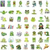 50 novos adesivos de sapo de desenho animado, adesivos de grafite frescos para computador de bicicleta, adesivos para laptop, adesivos para carro elétrico adesivos