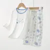 Pijama Modal Infantil para Meninos, Verão Fino Estilo Cartoon, Roupa de Ar Condicionado Classe A, Conjunto para Casa para Crianças Maiores
