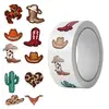 500 Piezas de Pegatinas de Rollo de Vaquero Estilo Ins Vaquero Creativo Transfronterizo Material para Cuaderno de Bocetos Pegatinas de Sellado Autoadhesivas