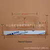 Ganchos de Agujero de Avión en Stock Caja de Color de Plástico Ganchos Autoadhesivos PVC Mascota Hebilla de Avión Caja de Embalaje Autoadhesiva Transparente Ganchos