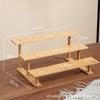 Suporte de Flores de Madeira Peitoril de Janela Suculenta Bambu Multi-Camada Interior Sala de Estar Prateleira de Mesa Varanda Rack Decorativo de Armazenamento Atacado