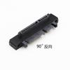 Adaptador SATA 7+15 pinos cotovelo 90 graus direção positiva Adaptador SATA macho para fêmea Adaptador de porta de disco rígido
