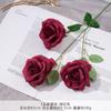 3 Novos Buquês Redondos de Rosas Artificiais Falsas, Flores de Seda, Flores Artificiais de Plástico, Decorações de Sala de Estar de Alto Nível, Produtos de Arte Floral para Casamento