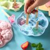 Molde para helado de silicona con forma de oso de Internet, ideal para el hogar, para hockey sobre hielo, café, caja esférica para helados, barra de hielo con tapa