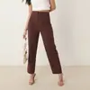 2026 Transfronterizos Europeos y Americanos Amazon Elegantes de Cintura Alta Versátiles Rectos para Viajar Casual Pantalones
